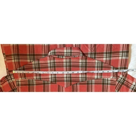 Levi Strauss‎ & Co. LS Western Plaid Pearlsnap Buttonfront Shirt Size S - Picture 15 of 15